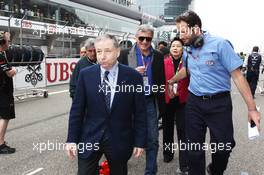 Jean Todt (FRA) FIA President on the grid. 15.04.2012. Formula 1 World Championship, Rd 3, Chinese Grand Prix, Shanghai, China, Race Day