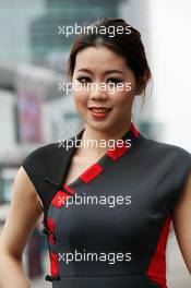 Grid girl. 15.04.2012. Formula 1 World Championship, Rd 3, Chinese Grand Prix, Shanghai, China, Race Day