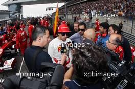 Fernando Alonso (ESP) Ferrari on the grid. 15.04.2012. Formula 1 World Championship, Rd 3, Chinese Grand Prix, Shanghai, China, Race Day