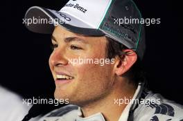 Race winner Nico Rosberg (GER) Mercedes AMG F1 in the FIA Press Conference. 15.04.2012. Formula 1 World Championship, Rd 3, Chinese Grand Prix, Shanghai, China, Race Day