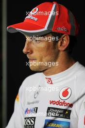 Jenson Button (GBR) McLaren in the FIA Press Conference. 15.04.2012. Formula 1 World Championship, Rd 3, Chinese Grand Prix, Shanghai, China, Race Day