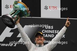 1st place Nico Rosberg (GER), Mercedes AMG Petronas  15.04.2012. Formula 1 World Championship, Rd 3, Chinese Grand Prix, Shanghai, China, Race Day