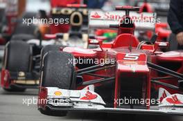 the car of Fernando Alonso (ESP), Scuderia Ferrari  15.04.2012. Formula 1 World Championship, Rd 3, Chinese Grand Prix, Shanghai, China, Race Day