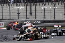 Romain Grosjean (FRA) Lotus F1 E20. 15.04.2012. Formula 1 World Championship, Rd 3, Chinese Grand Prix, Shanghai, China, Race Day