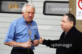 (L to R): Charlie Whiting (GBR) FIA Delegate with Jean Todt (FRA) FIA President. 14.04.2012. Formula 1 World Championship, Rd 3, Chinese Grand Prix, Shanghai, China, Qualifying Day