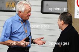 (L to R): Charlie Whiting (GBR) FIA Delegate with Jean Todt (FRA) FIA President. 14.04.2012. Formula 1 World Championship, Rd 3, Chinese Grand Prix, Shanghai, China, Qualifying Day