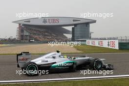Nico Rosberg (GER) Mercedes AMG F1 W03. 14.04.2012. Formula 1 World Championship, Rd 3, Chinese Grand Prix, Shanghai, China, Qualifying Day