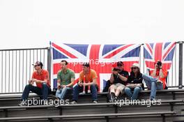 British fans in the grandstand. 14.04.2012. Formula 1 World Championship, Rd 3, Chinese Grand Prix, Shanghai, China, Qualifying Day