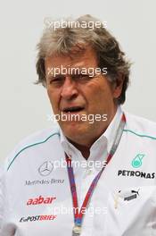 Norbert Haug (GER) Mercedes Sporting Director. 15.04.2012. Formula 1 World Championship, Rd 3, Chinese Grand Prix, Shanghai, China, Race Day