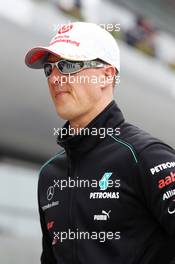 Michael Schumacher (GER) Mercedes AMG F1. 15.04.2012. Formula 1 World Championship, Rd 3, Chinese Grand Prix, Shanghai, China, Race Day