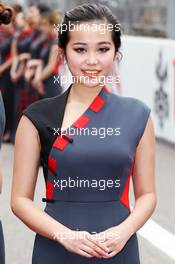 Grid girl. 15.04.2012. Formula 1 World Championship, Rd 3, Chinese Grand Prix, Shanghai, China, Race Day