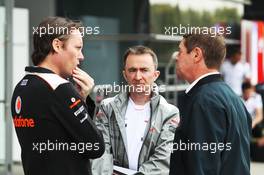 Sam Michael (AUS) McLaren Sporting Director (Left) and Paddy Lowe (GBR) McLaren Technical Director (Centre). 12.04.2012. Formula 1 World Championship, Rd 3, Chinese Grand Prix, Shanghai, China, Preparation Day