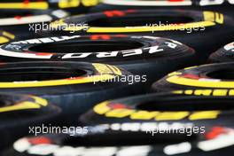 Pirelli tyres. 12.04.2012. Formula 1 World Championship, Rd 3, Chinese Grand Prix, Shanghai, China, Preparation Day
