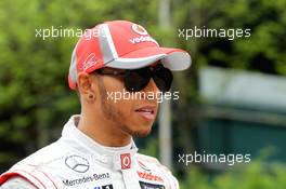 Lewis Hamilton (GBR) McLaren. 12.04.2012. Formula 1 World Championship, Rd 3, Chinese Grand Prix, Shanghai, China, Preparation Day