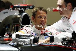 Jenson Button (GBR) McLaren MP4/27. 12.04.2012. Formula 1 World Championship, Rd 3, Chinese Grand Prix, Shanghai, China, Preparation Day