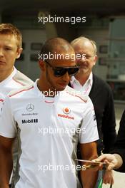 Lewis Hamilton (GBR) McLaren. 12.04.2012. Formula 1 World Championship, Rd 3, Chinese Grand Prix, Shanghai, China, Preparation Day
