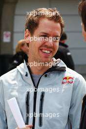 Sebastian Vettel (GER) Red Bull Racing. 12.04.2012. Formula 1 World Championship, Rd 3, Chinese Grand Prix, Shanghai, China, Preparation Day