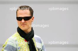 Michael Schumacher (GER) Mercedes AMG F1. 12.04.2012. Formula 1 World Championship, Rd 3, Chinese Grand Prix, Shanghai, China, Preparation Day