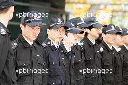 Security in the paddock. 12.04.2012. Formula 1 World Championship, Rd 3, Chinese Grand Prix, Shanghai, China, Preparation Day