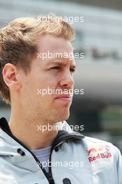 Sebastian Vettel (GER) Red Bull Racing. 12.04.2012. Formula 1 World Championship, Rd 3, Chinese Grand Prix, Shanghai, China, Preparation Day