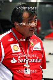 Hirohide Hamashima (JPN) Ferrari Tyre Engineer. 12.04.2012. Formula 1 World Championship, Rd 3, Chinese Grand Prix, Shanghai, China, Preparation Day
