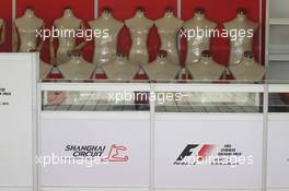 Merchandise stall. 12.04.2012. Formula 1 World Championship, Rd 3, Chinese Grand Prix, Shanghai, China, Preparation Day