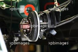Caterham CT01 brake detail. 12.04.2012. Formula 1 World Championship, Rd 3, Chinese Grand Prix, Shanghai, China, Preparation Day