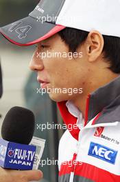 Kamui Kobayashi (JPN) Sauber. 12.04.2012. Formula 1 World Championship, Rd 3, Chinese Grand Prix, Shanghai, China, Preparation Day