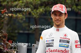 Jenson Button (GBR) McLaren. 12.04.2012. Formula 1 World Championship, Rd 3, Chinese Grand Prix, Shanghai, China, Preparation Day