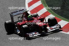 Felipe Massa (BRA) Ferrari F2012. 11.05.2012. Formula 1 World Championship, Rd 5, Spanish Grand Prix, Barcelona, Spain, Practice Day