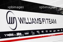 Williams logo. 11.05.2012. Formula 1 World Championship, Rd 5, Spanish Grand Prix, Barcelona, Spain, Practice Day