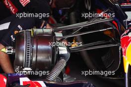 Red Bull Racing RB8 brake detail. 11.05.2012. Formula 1 World Championship, Rd 5, Spanish Grand Prix, Barcelona, Spain, Practice Day