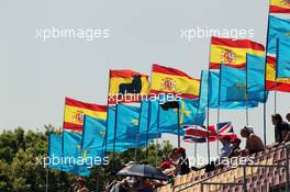 Flags for Fernando Alonso (ESP) Ferrari. 11.05.2012. Formula 1 World Championship, Rd 5, Spanish Grand Prix, Barcelona, Spain, Practice Day