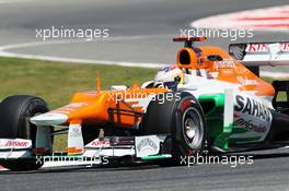 Paul di Resta (GBR) Sahara Force India VJM05. 11.05.2012. Formula 1 World Championship, Rd 5, Spanish Grand Prix, Barcelona, Spain, Practice Day