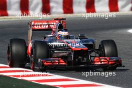 Jenson Button (GBR) McLaren MP4/27. 11.05.2012. Formula 1 World Championship, Rd 5, Spanish Grand Prix, Barcelona, Spain, Practice Day