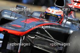 Jenson Button (GBR) McLaren MP4/27. 11.05.2012. Formula 1 World Championship, Rd 5, Spanish Grand Prix, Barcelona, Spain, Practice Day