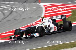 Sergio Perez (MEX) Sauber C31. 11.05.2012. Formula 1 World Championship, Rd 5, Spanish Grand Prix, Barcelona, Spain, Practice Day