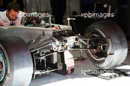 Mercedes AMG F1 W03 detail. 11.05.2012. Formula 1 World Championship, Rd 5, Spanish Grand Prix, Barcelona, Spain, Practice Day