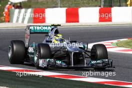 Nico Rosberg (GER) Mercedes AMG F1 W03. 11.05.2012. Formula 1 World Championship, Rd 5, Spanish Grand Prix, Barcelona, Spain, Practice Day