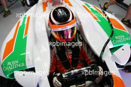 Jules Bianchi (FRA) Sahara Force India F1 Team VJM05 Third Driver. 11.05.2012. Formula 1 World Championship, Rd 5, Spanish Grand Prix, Barcelona, Spain, Practice Day