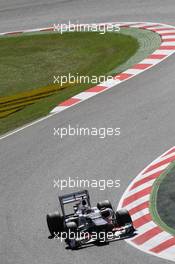 Kamui Kobayashi (JPN) Sauber C31. 11.05.2012. Formula 1 World Championship, Rd 5, Spanish Grand Prix, Barcelona, Spain, Practice Day