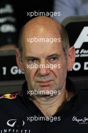 Adrian Newey (GBR) Red Bull Racing Chief Technical Officer in the FIA Press Conference. 11.05.2012. Formula 1 World Championship, Rd 5, Spanish Grand Prix, Barcelona, Spain, Practice Day