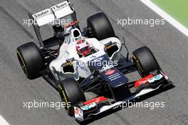Kamui Kobayashi (JPN) Sauber C31. 11.05.2012. Formula 1 World Championship, Rd 5, Spanish Grand Prix, Barcelona, Spain, Practice Day