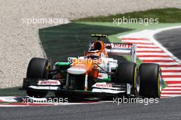 Nico Hulkenberg (GER) Sahara Force India F1 VJM05. 11.05.2012. Formula 1 World Championship, Rd 5, Spanish Grand Prix, Barcelona, Spain, Practice Day