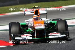 Nico Hulkenberg (GER) Sahara Force India F1 VJM05. 11.05.2012. Formula 1 World Championship, Rd 5, Spanish Grand Prix, Barcelona, Spain, Practice Day