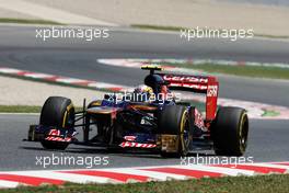 Jean-Eric Vergne (FRA) Scuderia Toro Rosso STR7. 11.05.2012. Formula 1 World Championship, Rd 5, Spanish Grand Prix, Barcelona, Spain, Practice Day