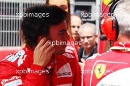 Fernando Alonso (ESP) Ferrari on the grid. 10.05.2012. Formula 1 World Championship, Rd 5, Spanish Grand Prix, Barcelona, Spain, Race Day