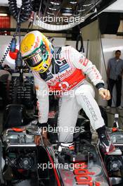 Lewis Hamilton (GBR) McLaren MP4/27. 10.05.2012. Formula 1 World Championship, Rd 5, Spanish Grand Prix, Barcelona, Spain, Race Day