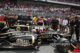 Romain Grosjean (FRA), Lotus F1 Team  13.05.2012. Formula 1 World Championship, Rd 5, Spanish Grand Prix, Barcelona, Spain, Race Day