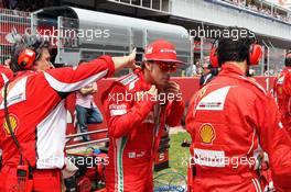 Fernando Alonso (ESP) Ferrari on the grid. 10.05.2012. Formula 1 World Championship, Rd 5, Spanish Grand Prix, Barcelona, Spain, Race Day